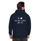 You are loved Unisex Hoodie - navy