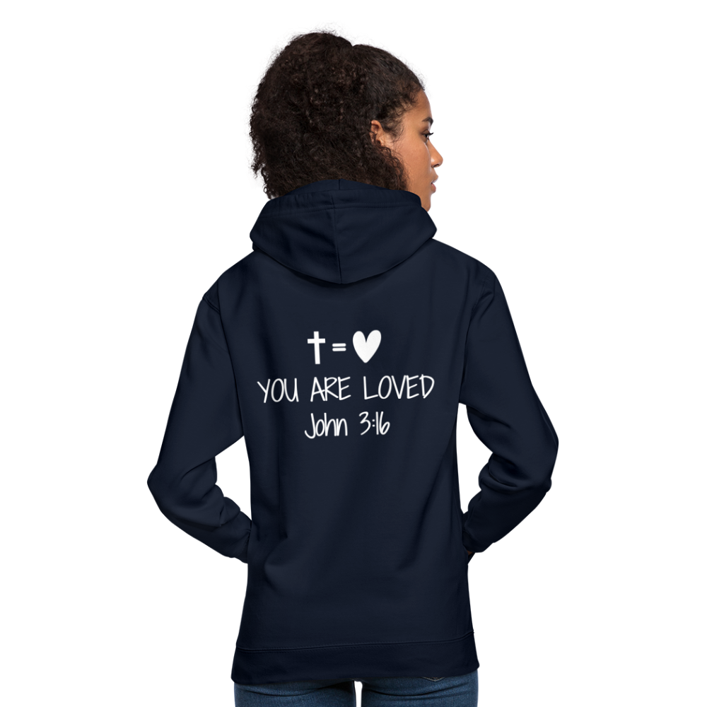 You are loved Unisex Hoodie - navy