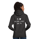 You are loved Unisex Hoodie - charcoal grey