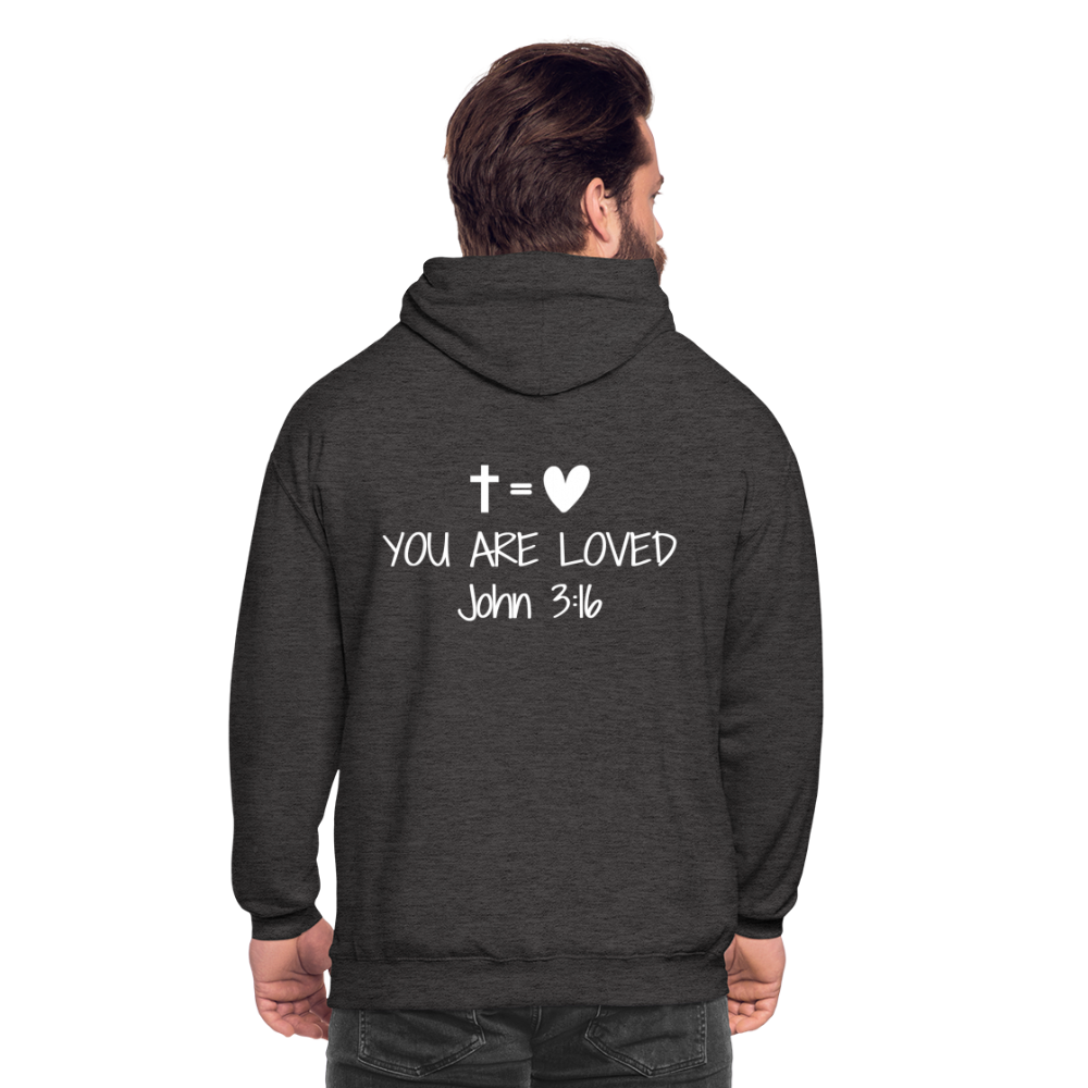 You are loved Unisex Hoodie - charcoal grey