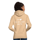 You are loved Unisex Hoodie - peach