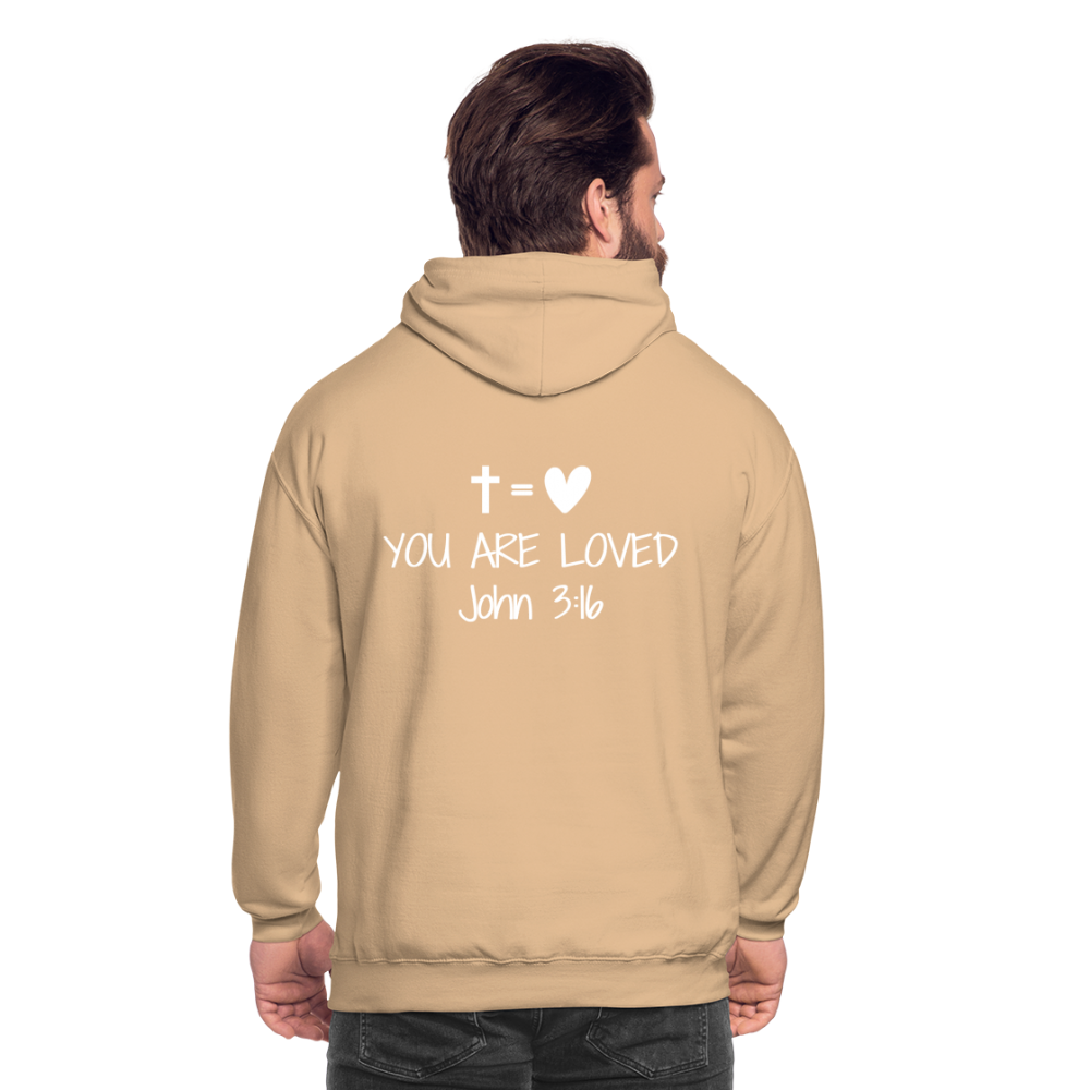 You are loved Unisex Hoodie - peach