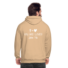 You are loved Unisex Hoodie - peach