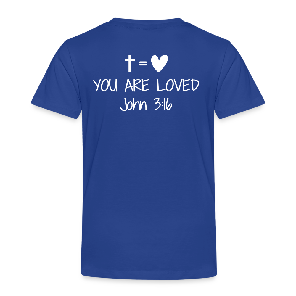 You are loved Kids' Premium T-Shirt - royal blue