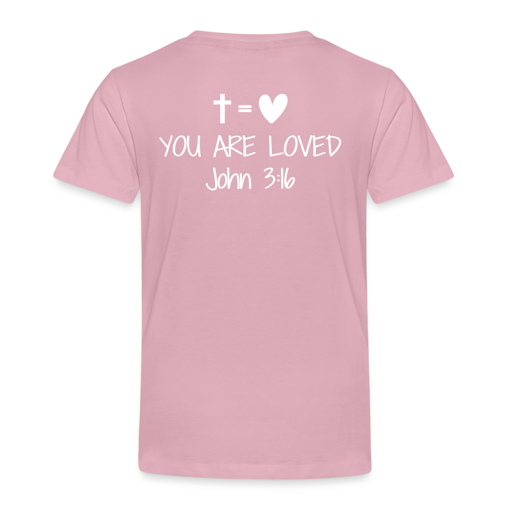 You are loved Kids' Premium T-Shirt - rose shadow