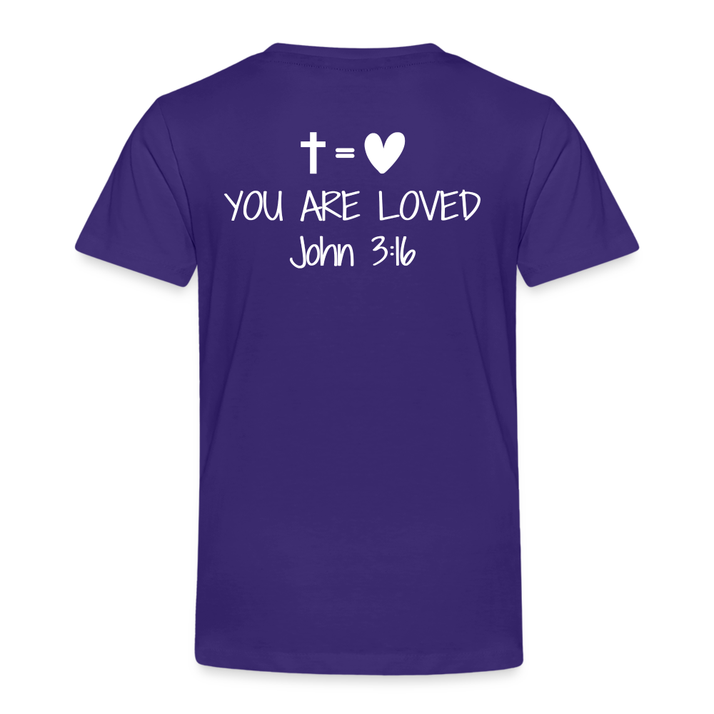 You are loved Kids' Premium T-Shirt - purple