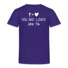 You are loved Kids' Premium T-Shirt - purple