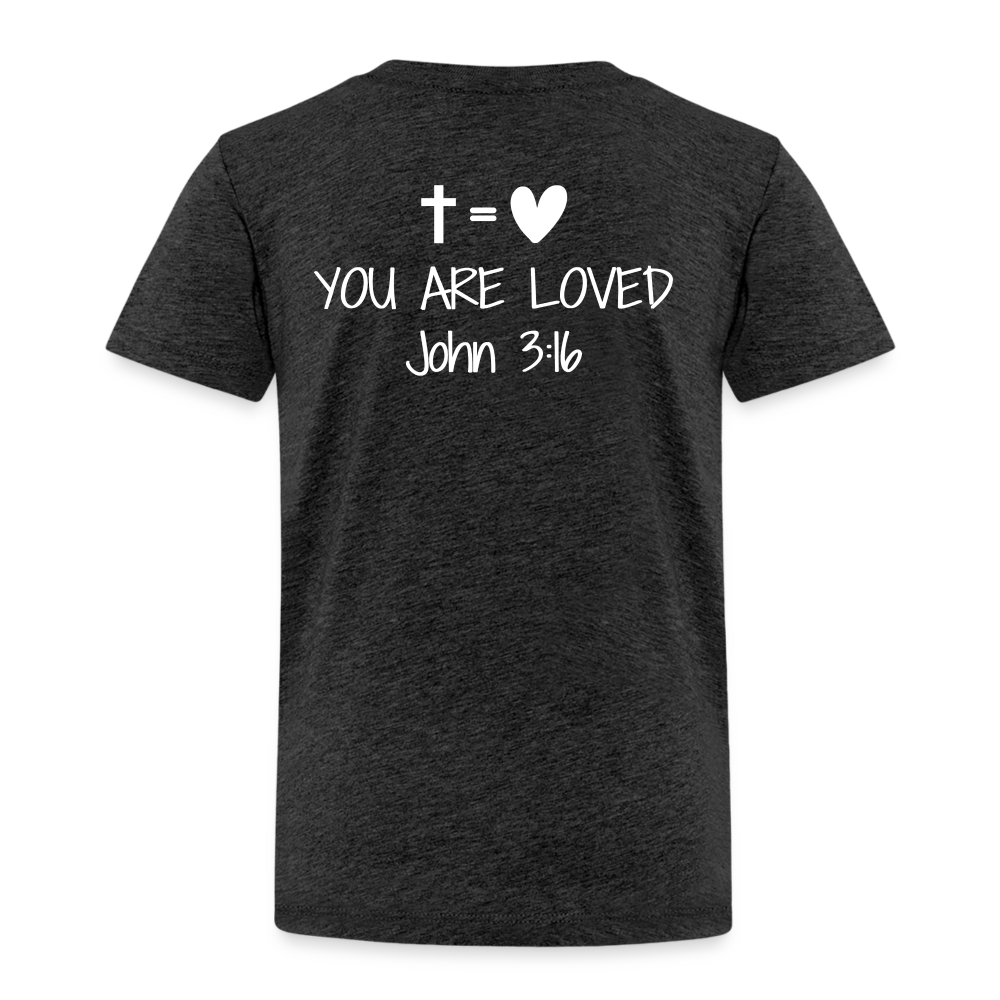 You are loved Kids' Premium T-Shirt - charcoal grey