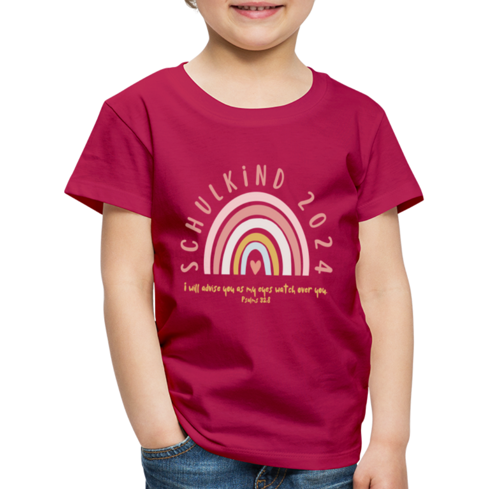 Schulkind 2024 Kids' Premium T-Shirt - dark pink