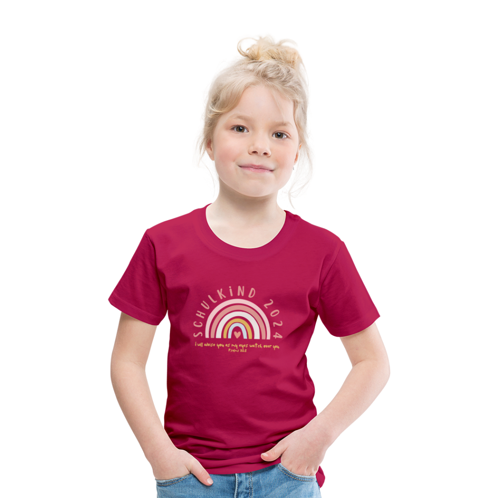 Schulkind 2024 Kids' Premium T-Shirt - dark pink