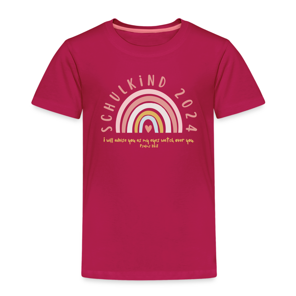 Schulkind 2024 Kids' Premium T-Shirt - dark pink