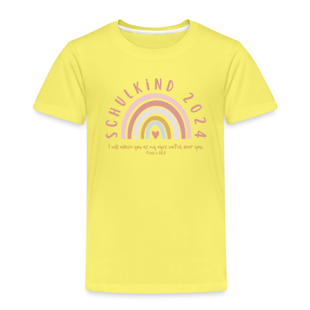 Schulkind 2024 Kids' Premium T-Shirt - yellow