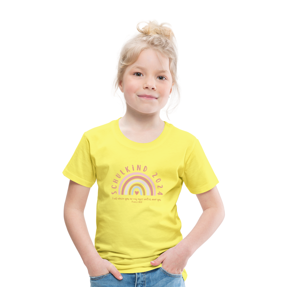 Schulkind 2024 Kids' Premium T-Shirt - yellow