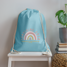 Schulkind 2024 Drawstring Bag - aqua