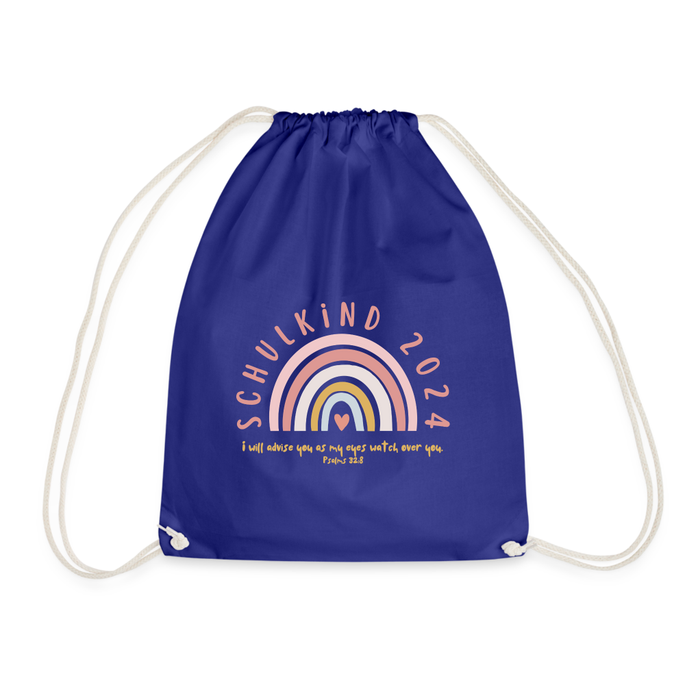 Schulkind 2024 Drawstring Bag - royal blue