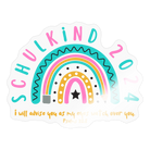 Schulkind 2024 Sticker - transparent glossy