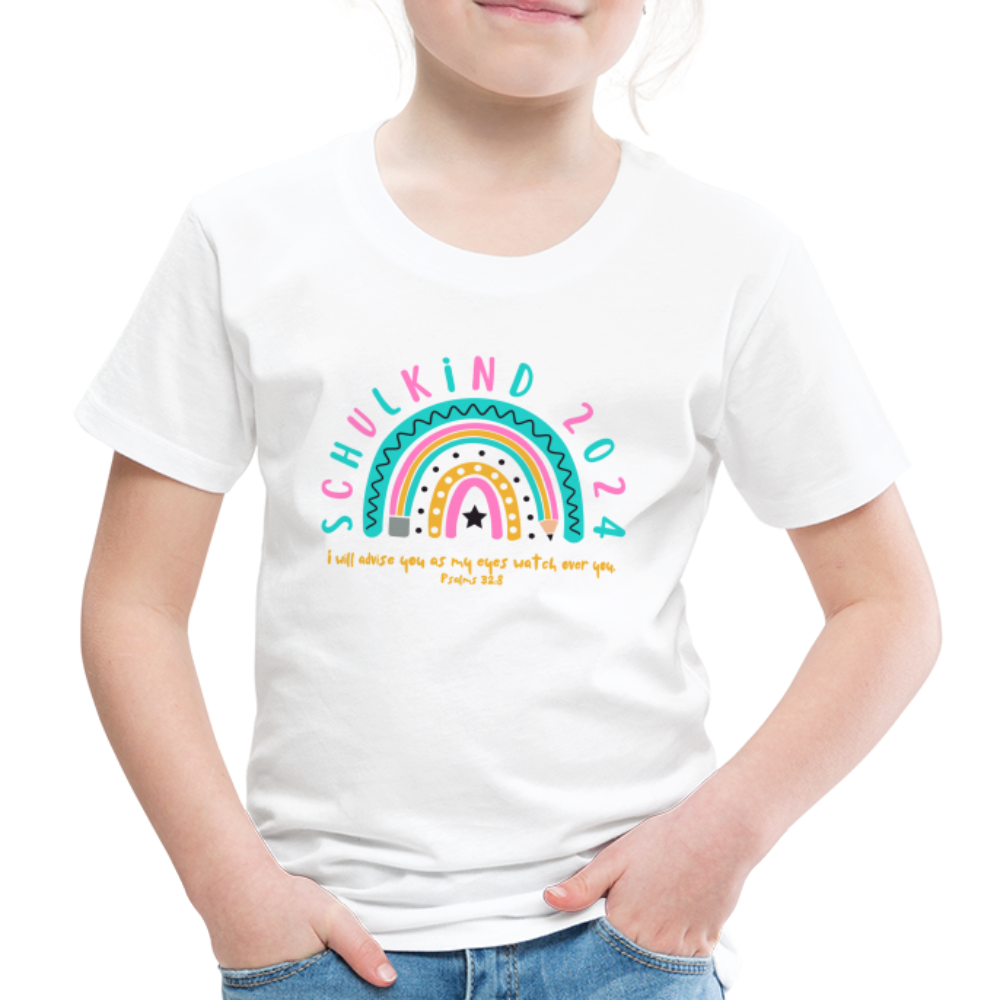 Schulkind 2024 premium T-Shirt - white