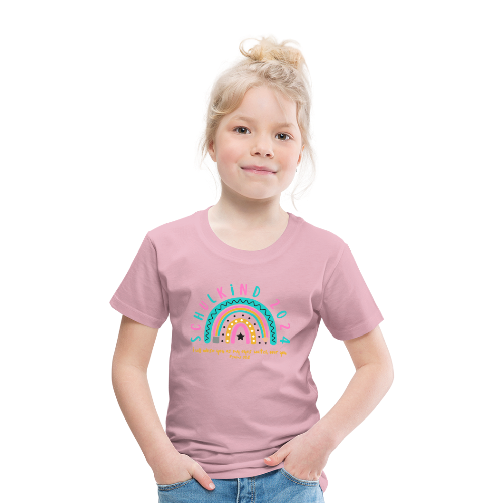 Schulkind 2024 premium T-Shirt - rose shadow