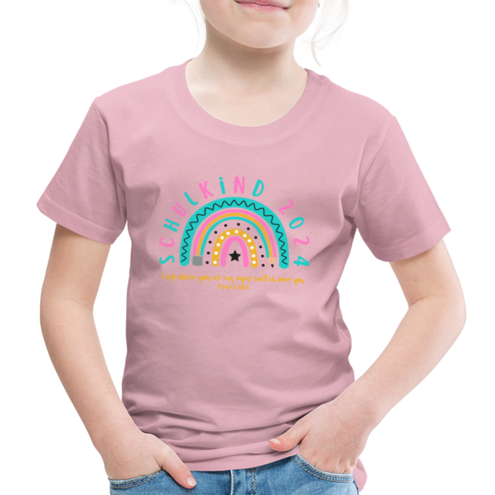 Schulkind 2024 premium T-Shirt - rose shadow