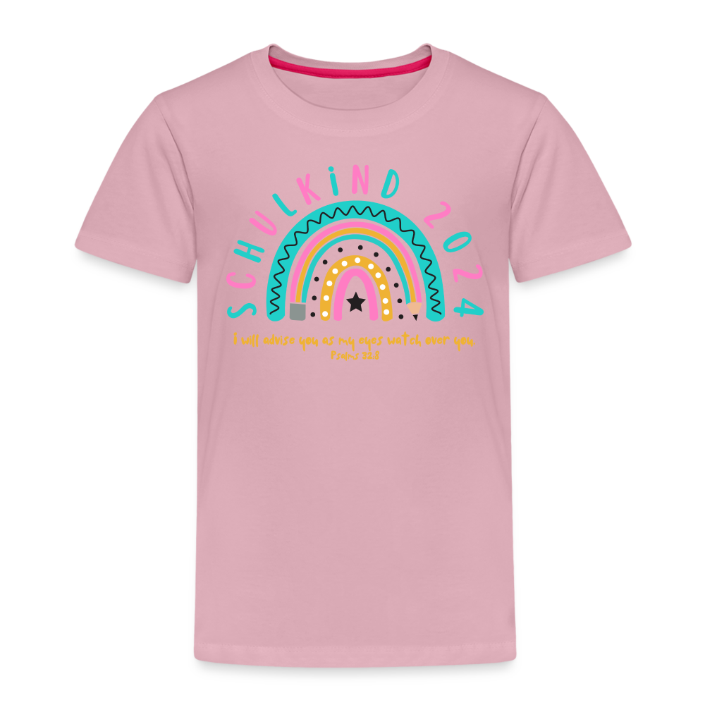 Schulkind 2024 premium T-Shirt - rose shadow