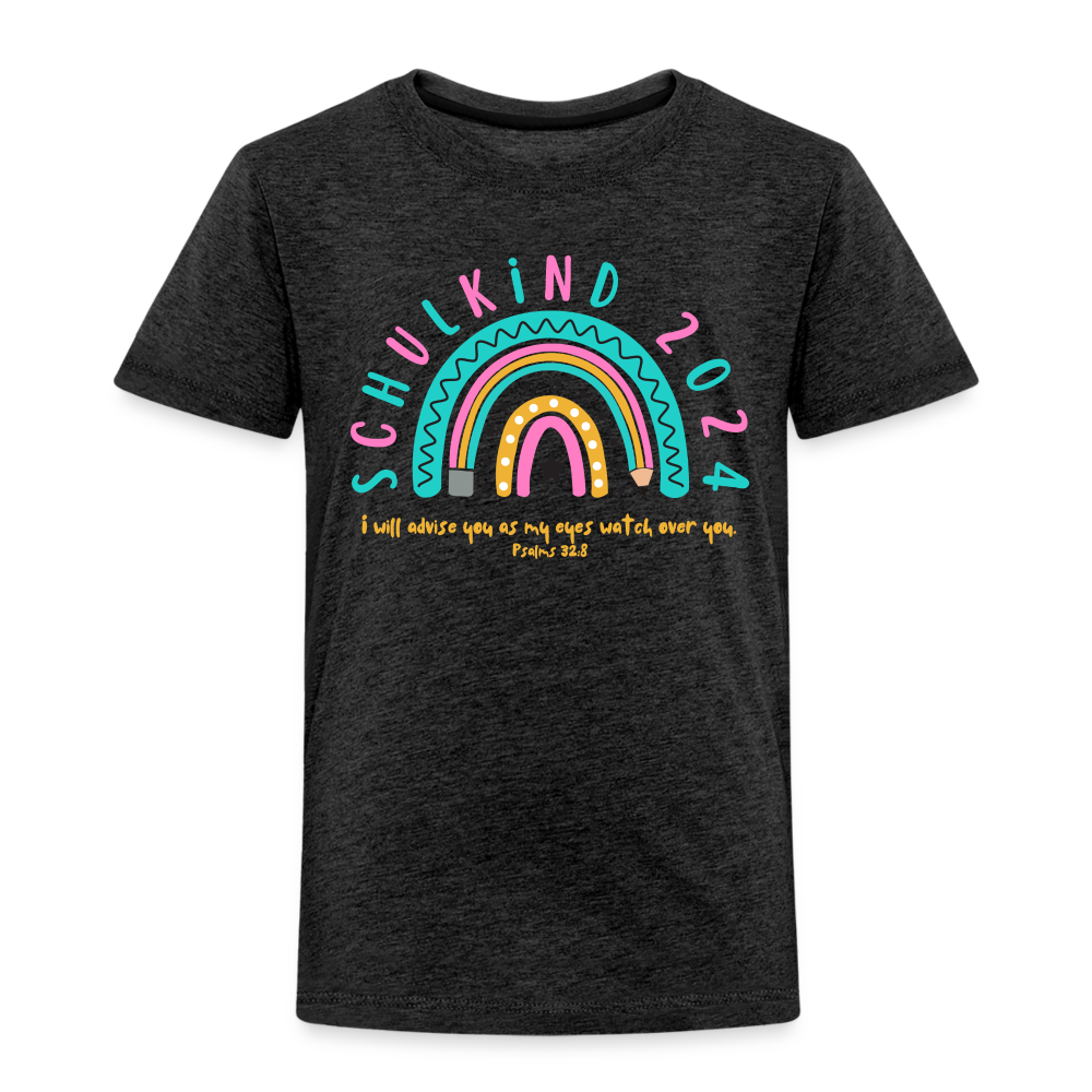 Schulkind 2024 premium T-Shirt - charcoal grey